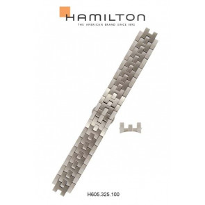 Correa de reloj Hamilton H32515155 / H695325100 Acero 20mm